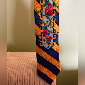 Floral Geometric Rush Limbaugh 100% Silk Tie